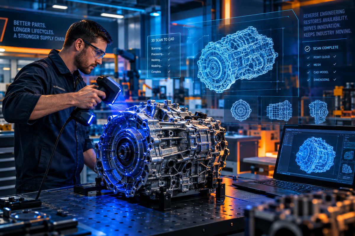Can Reverse Engineering Solve the Growing OEM Spare Parts Availability Problem?
