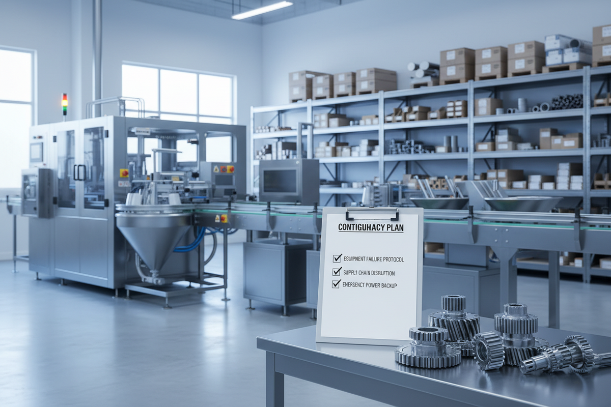 How Food Manufacturers Can Build a Contingency Plan for Critical Machinery Spare Parts