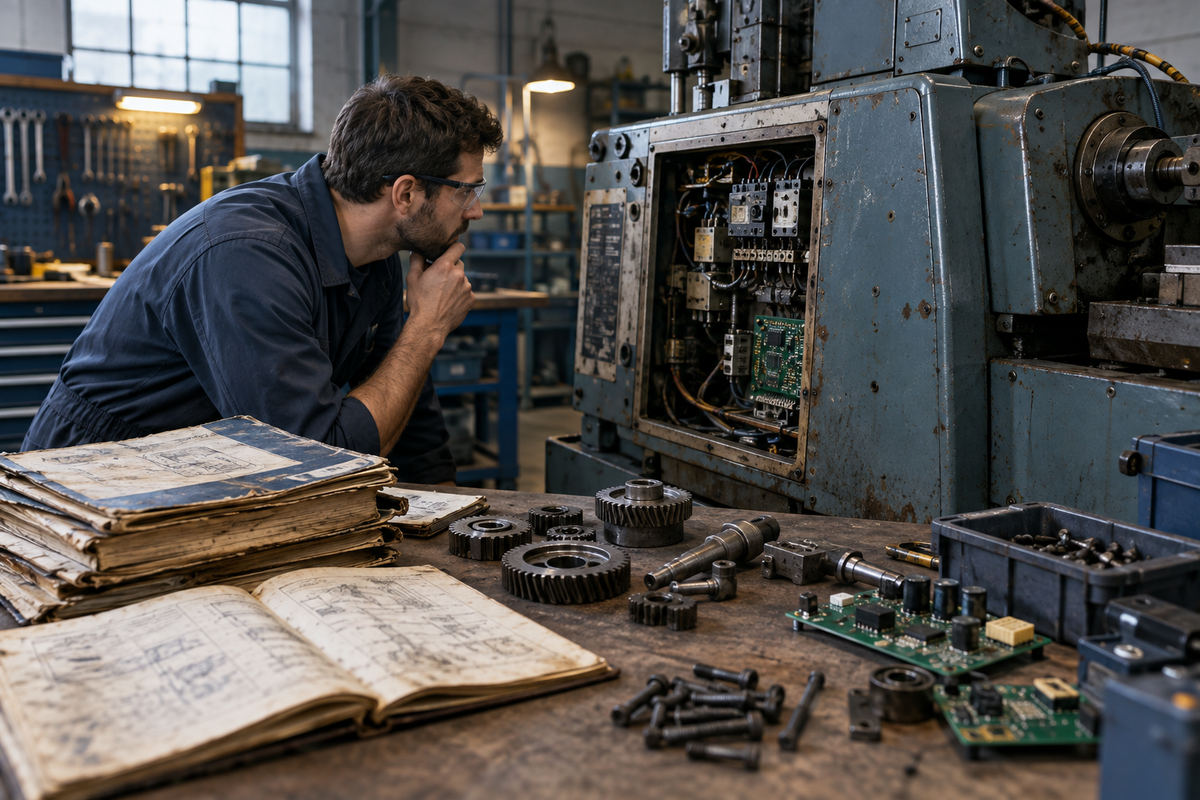 How to Source Replacement Parts for Machines With Missing Documentation