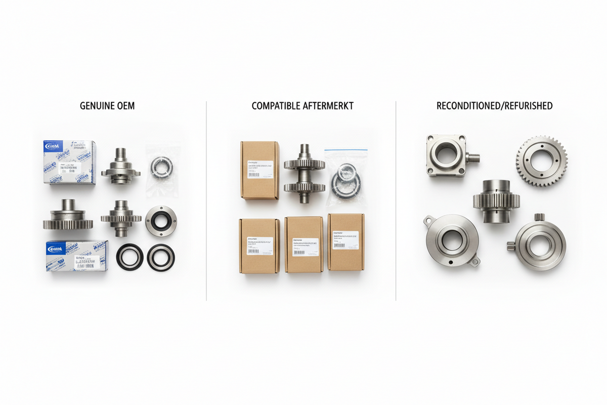 The Difference Between Genuine, Compatible, and Reconditioned Food Machinery Spare Parts